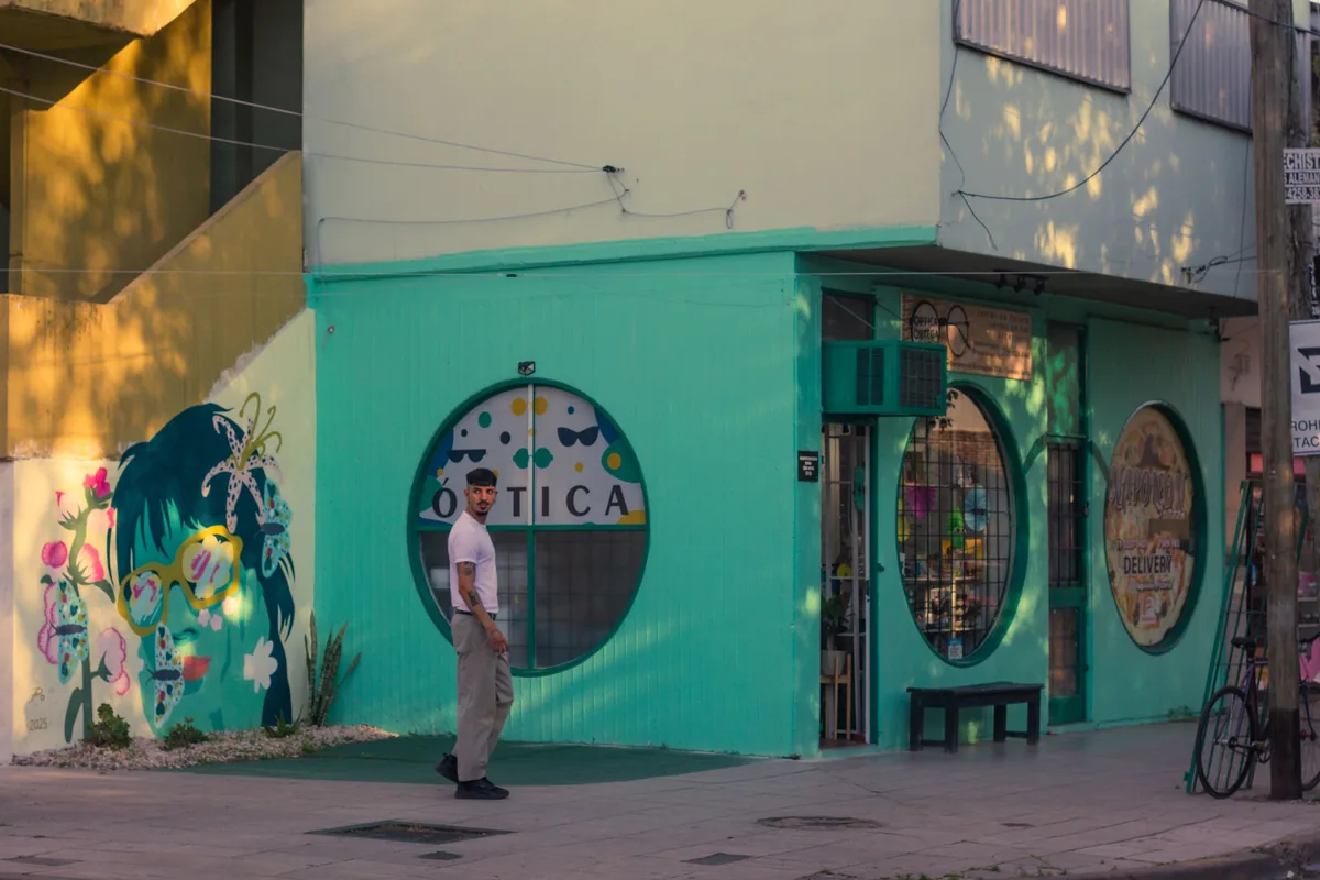 A colourful street in Palermo, Buenos Aires